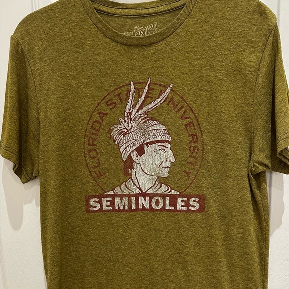 Original Retro Brand Other - Original Retro Brand Olive Gold Seminoles Tee
